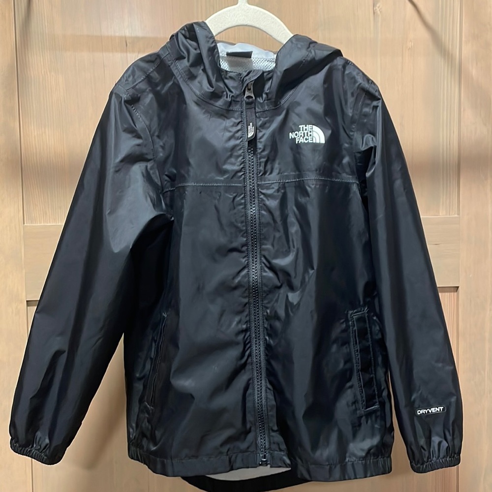 The North Face windbreaker black size 6